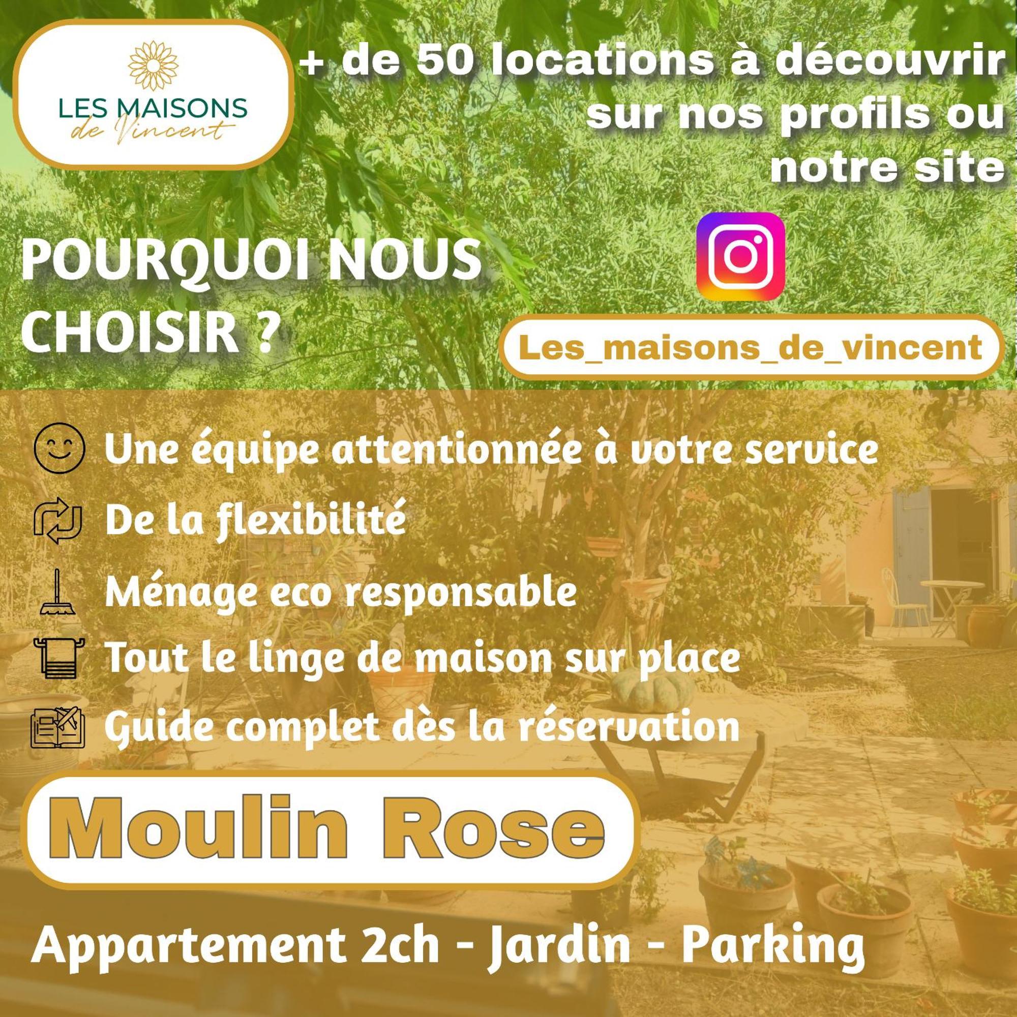 Moulin Rose, Parking - Jardin Apartment Arles Exterior foto